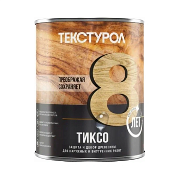 картинка Текстурол ТИКСО Белый 1л деревозащитное средство от магазина Пиломатериал Воткинск