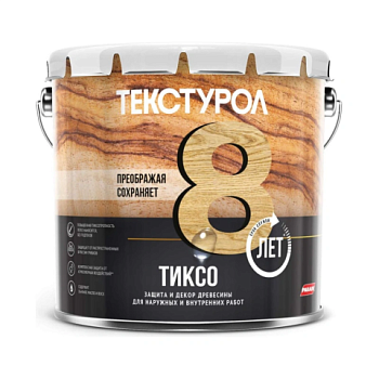 картинка Текстурол ТИКСО Белый 3л деревозащитное средство от магазина Пиломатериал Воткинск