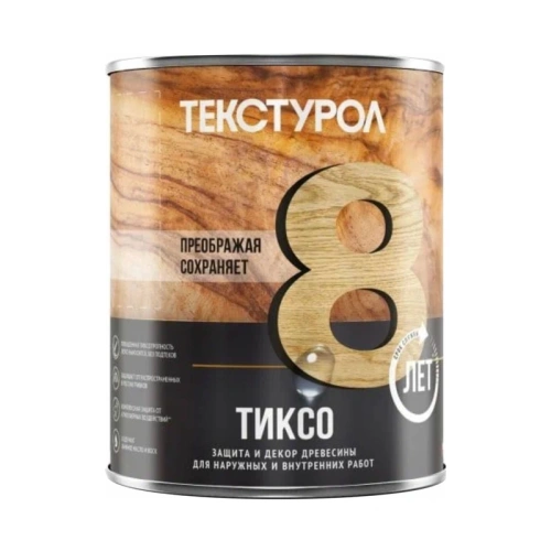 картинка Текстурол ТИКСО Белый 1л деревозащитное средство от магазина Пиломатериал Воткинск