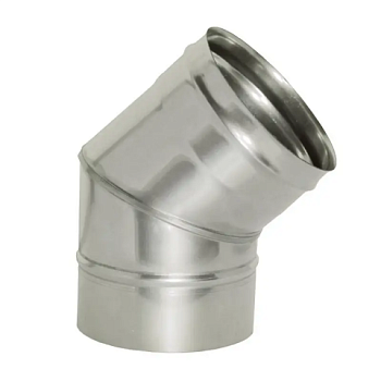 картинка Отвод моно 45° D115 нерж.сталь 430-0.8мм от магазина Пиломатериал Воткинск