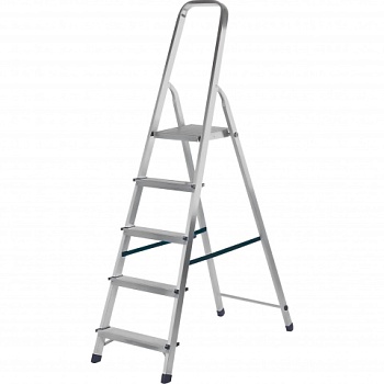 картинка Стремянка алюминиевая Новая Высота 5 ступеней 1111105 от магазина Пиломатериал Воткинск