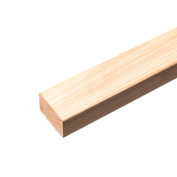 картинка Брусок сращенный для перегородок 40*60*3000мм сосна сорт Экстра (с фаской R3 на углах) от магазина Пиломатериал Воткинск