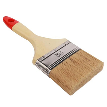 картинка Кисть плоская д/масел, эмалей, клея "Классик-Эксперт", натуральная щетина, пластиковая ручка, 100 мм от магазина Пиломатериал Воткинск