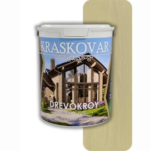 картинка Красковар Антисептик кроющий 2л (RAL 1015 слоновая кость) от магазина Пиломатериал Воткинск