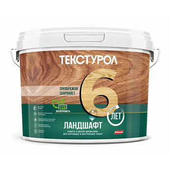 картинка Текстурол ЛАНДШАФТ Белый 2.5л полукроющая пропитка-антисептик для древесины от магазина Пиломатериал Воткинск