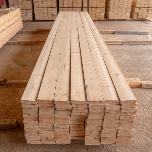 картинка Доска обрезная камерной сушки 40*150*6000мм ель/сосна 1-2 сорт дисковый распил (10-18%) от магазина Пиломатериал Воткинск