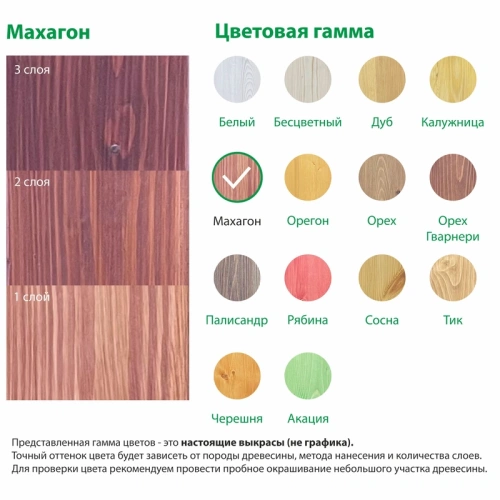 картинка Текстурол ТИКСО Махагон 3л деревозащитное средство от магазина Пиломатериал Воткинск