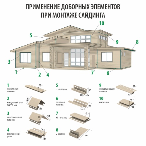 картинка Bиниловый сайдинг жасмин 3*0.2 м Технониколь от магазина Пиломатериал Воткинск