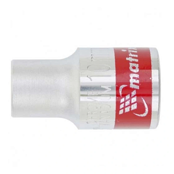 картинка Головка торцевая Matrix 10мм 6-гранная под квадрат 1/2" CrV 13110 от магазина Пиломатериал Воткинск