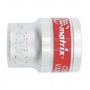 картинка Головка торцевая Matrix 22мм 6-гранная под квадрат 1/2" CrV 13122 от магазина Пиломатериал Воткинск