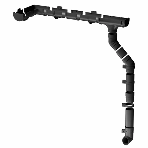 картинка Муфта трубы соединительная ПВХ графит от магазина Пиломатериал Воткинск