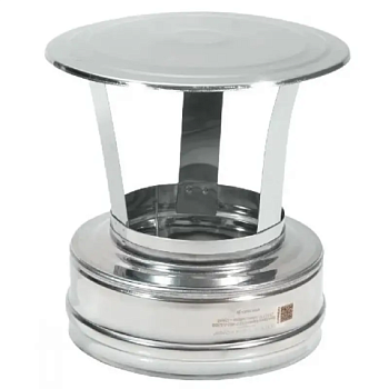 картинка Зонт-конус сэндвич D115/200 нерж.сталь 430-0.5мм от магазина Пиломатериал Воткинск