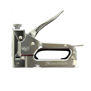картинка Степлер мебельный регулируемый 4-14мм Matrix 40902 (тип скобы 53) от магазина Пиломатериал Воткинск