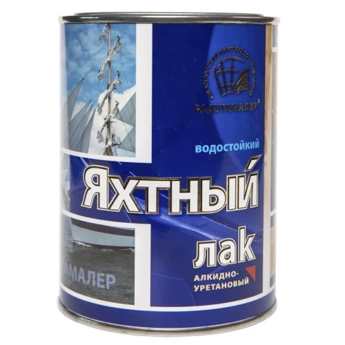 картинка Лак яхтный глянцевый Радуга 0.9л алкид-уретан. от магазина Пиломатериал Воткинск