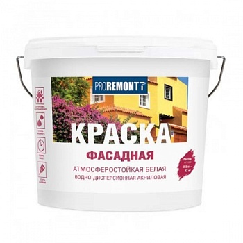 картинка ВДАК фасадная белая Proremontt 6.5кг от магазина Пиломатериал Воткинск