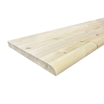картинка Подоконник 30*300*1500мм Ель/Сосна сорт АВ сращенный (с фаской) от магазина Пиломатериал Воткинск