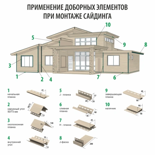 картинка Bиниловый сайдинг мимоза 3*0.2 м Технониколь от магазина Пиломатериал Воткинск