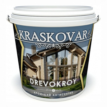 картинка Красковар Антисептик кроющий 2л (RAL 1015 слоновая кость) от магазина Пиломатериал Воткинск