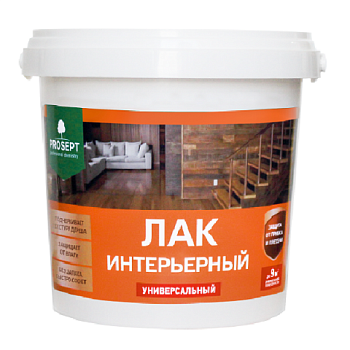 картинка Лак интерьерный универсальный Prosept акриловый 0.9л от магазина Пиломатериал Воткинск
