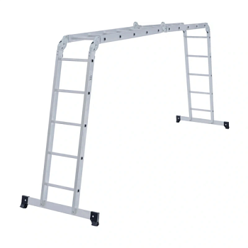 картинка Лестница-трансформер алюминиевая Новая Высота 4*5 ступени от магазина Пиломатериал Воткинск