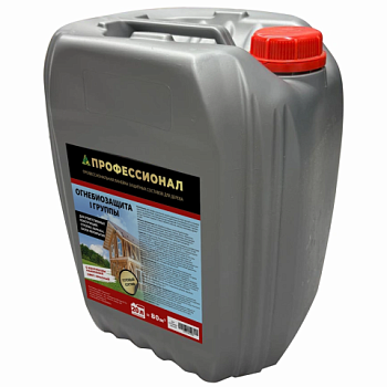 картинка Огнебиозащита ПРОФЕССИОНАЛ высшая 1 гр. защиты, готовый состав 20л красный от магазина Пиломатериал Воткинск