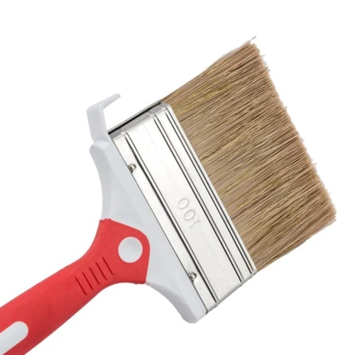 картинка Кисть плоская изностойкая для лаков, масла PARADE, смешанная щетина, 100мм от магазина Пиломатериал Воткинск