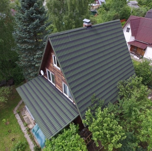 картинка Черепица Ондулин зеленая 1,95*0,95м от магазина Пиломатериал Воткинск