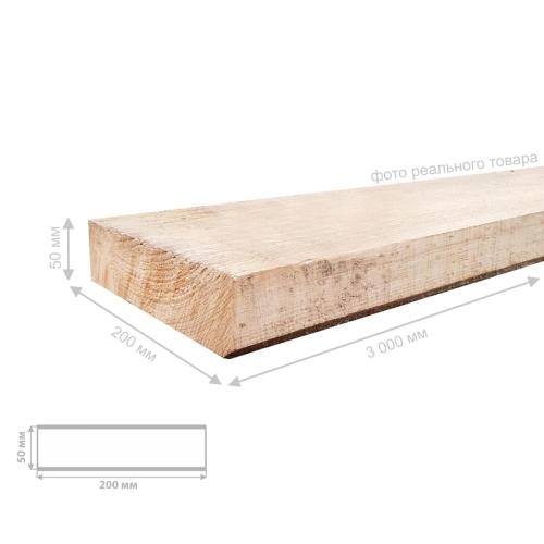 картинка Доска обрезная 50*200*3000мм 3-4 сорт ТУ естественной влажности хвойные породы от магазина Пиломатериал Воткинск
