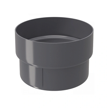 картинка Муфта трубы соединительная ПВХ графит от магазина Пиломатериал Воткинск