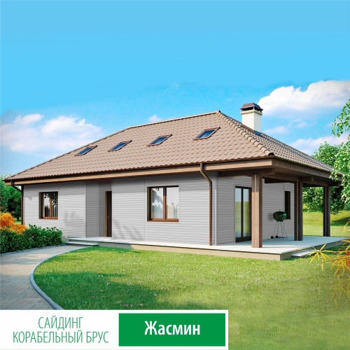 картинка Bиниловый сайдинг жасмин 3*0.2 м Технониколь от магазина Пиломатериал Воткинск
