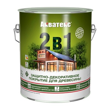 картинка Защитно-декоративный состав Акватекс Бесцветный 2,7л от магазина Пиломатериал Воткинск