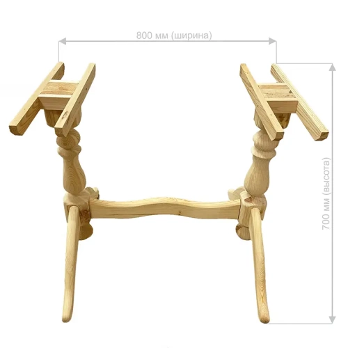 картинка Подстолье хвоя (2 ножки по краям) от магазина Пиломатериал Воткинск
