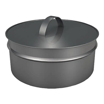 картинка Заглушка ревизии сэндвич D115/200 нерж.сталь 430-0.5мм от магазина Пиломатериал Воткинск