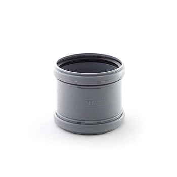 картинка Муфта канализационная надвижная 110мм (без перегородок) от магазина Пиломатериал Воткинск