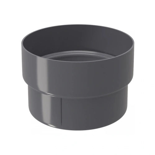 картинка Муфта трубы соединительная ПВХ графит от магазина Пиломатериал Воткинск