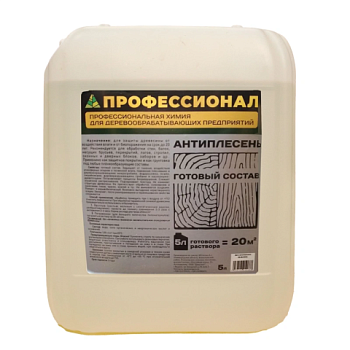 картинка Антисептик ПРОФЕССИОНАЛ АНТИПЛЕСЕНЬ универсальный против грибка и плесени, готовый состав 5л от магазина Пиломатериал Воткинск