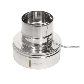 картинка Шибер-переход моно/термо D115/200 нерж.сталь 430-0.8/0.5мм от магазина Пиломатериал Воткинск