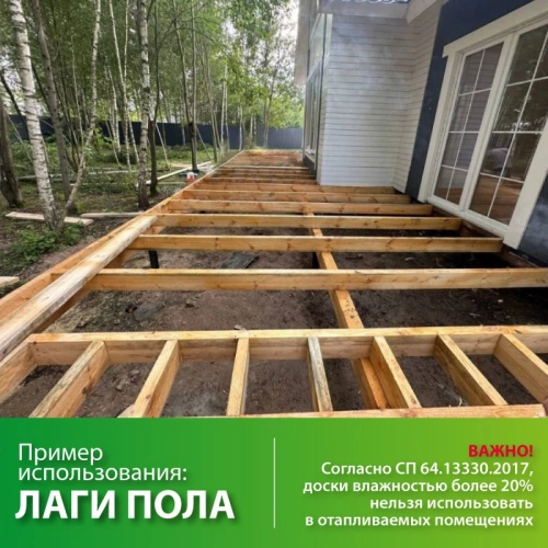 картинка Доска обрезная 50*100*6000мм 1-3 сорт (ГОСТ 8486-86) естественной влажности хвойные породы от магазина Пиломатериал Воткинск