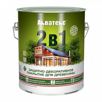 картинка Защитно-декоративный состав Акватекс Ваниль 2.7л от магазина Пиломатериал Воткинск